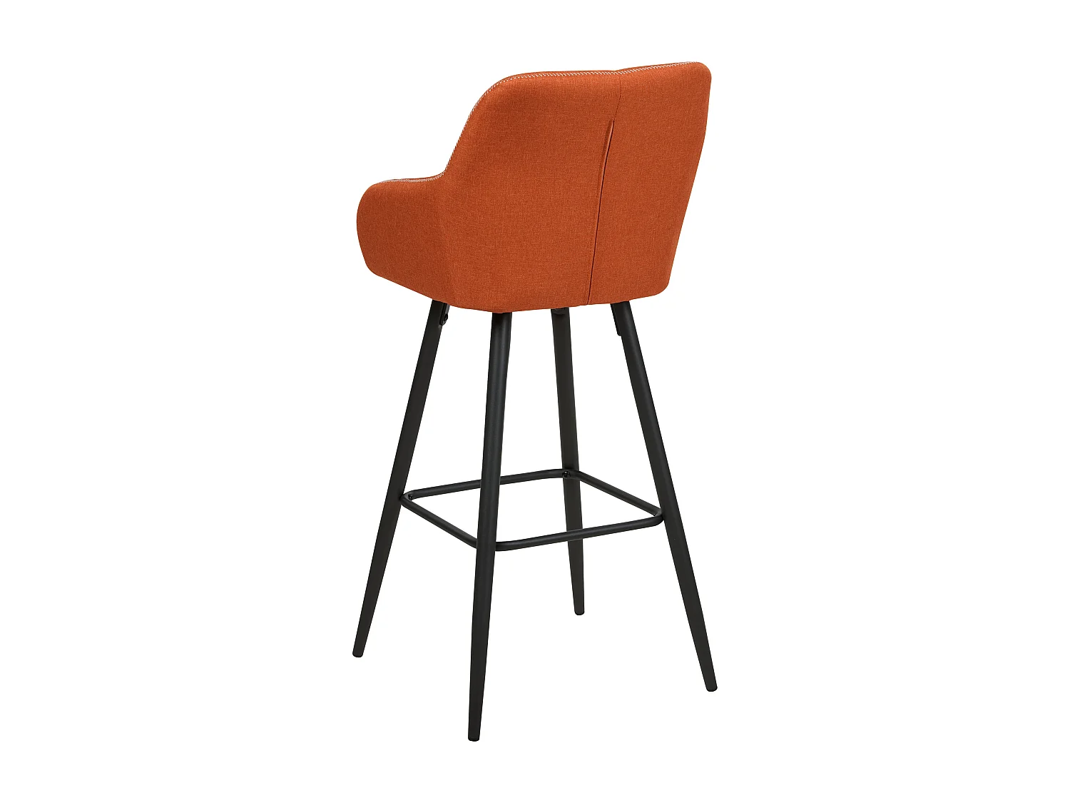 Lot de 2 chaises de bar DARIEN Orange