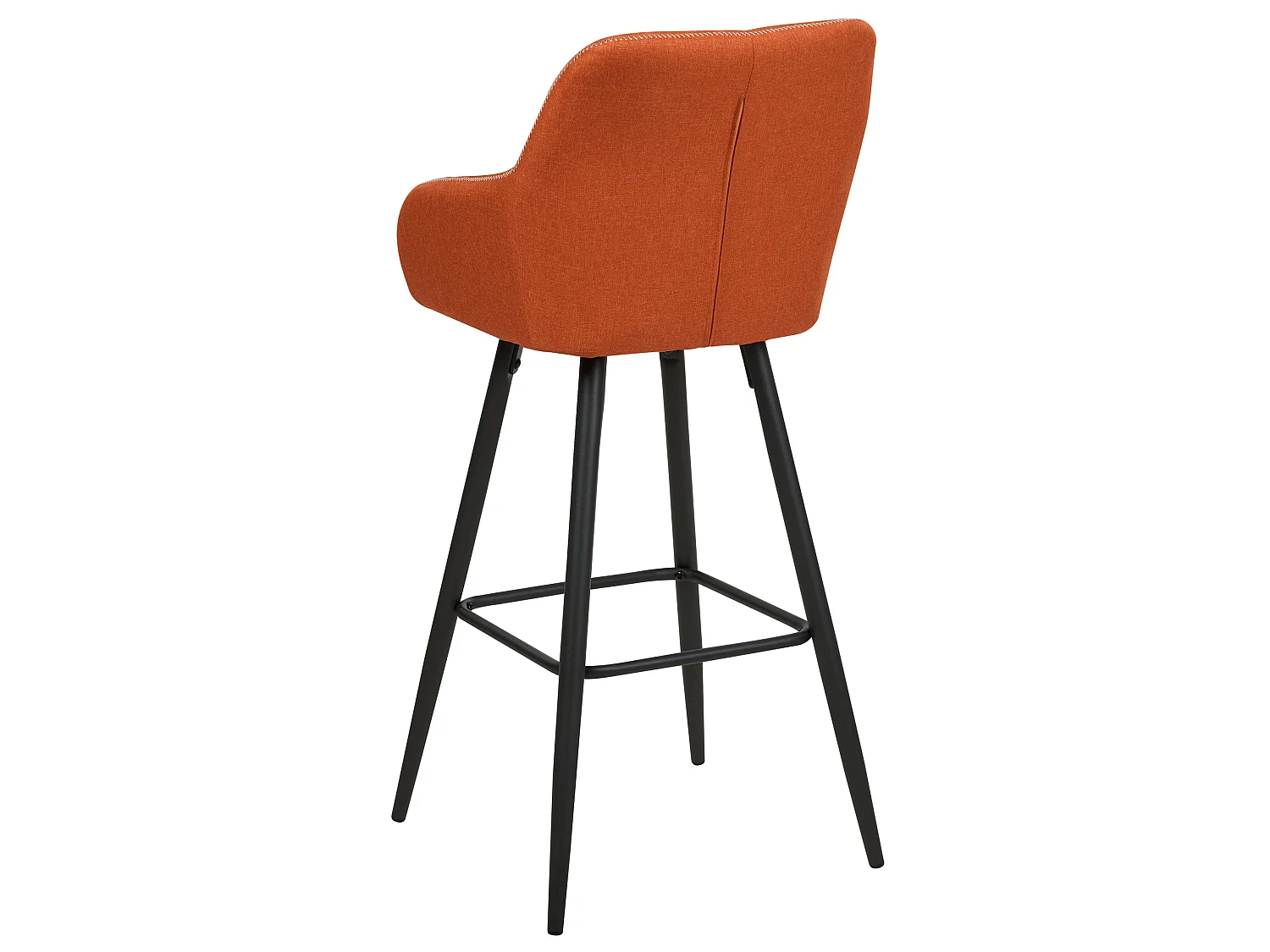 Lot de 2 chaises de bar DARIEN Orange