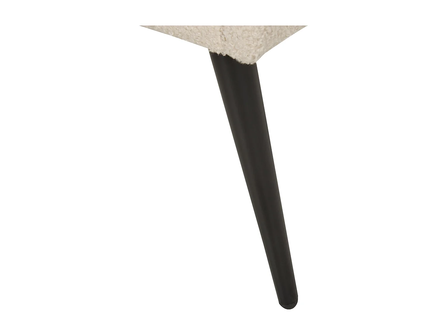 Nachtkastje met 1 lade FLAYAT Bouclé Beige