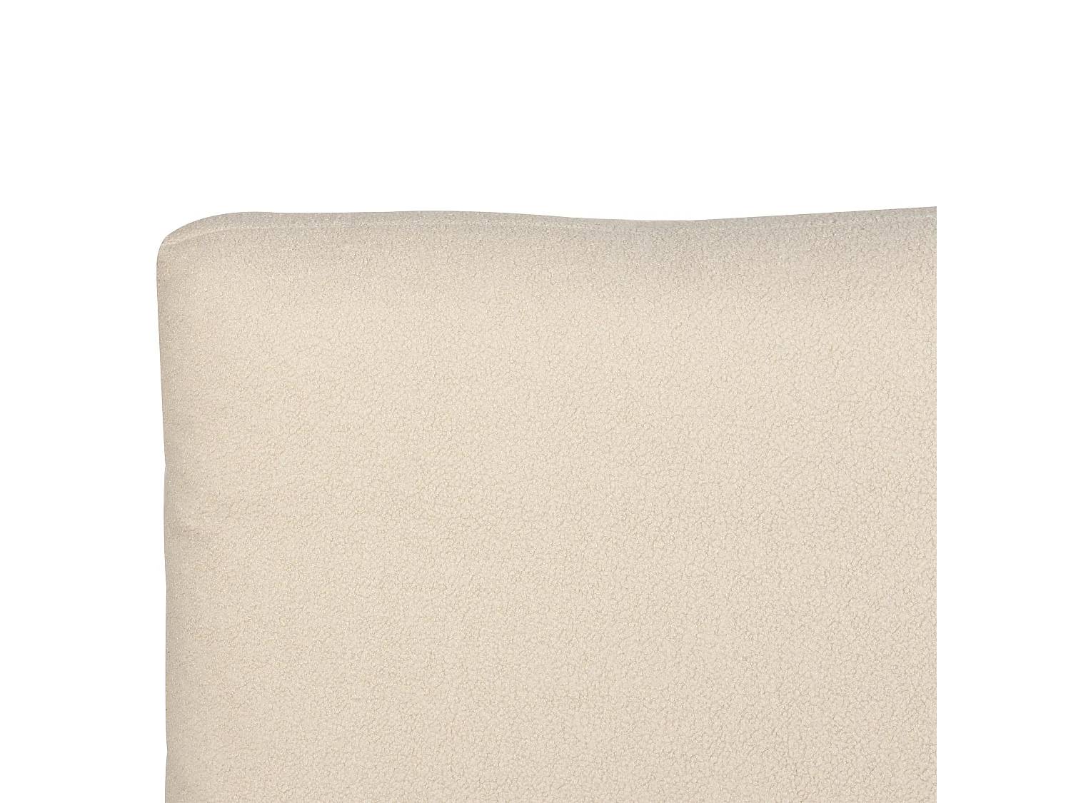 Lit avec sommier Bouclé MELLE 140 x 200 cm Beige