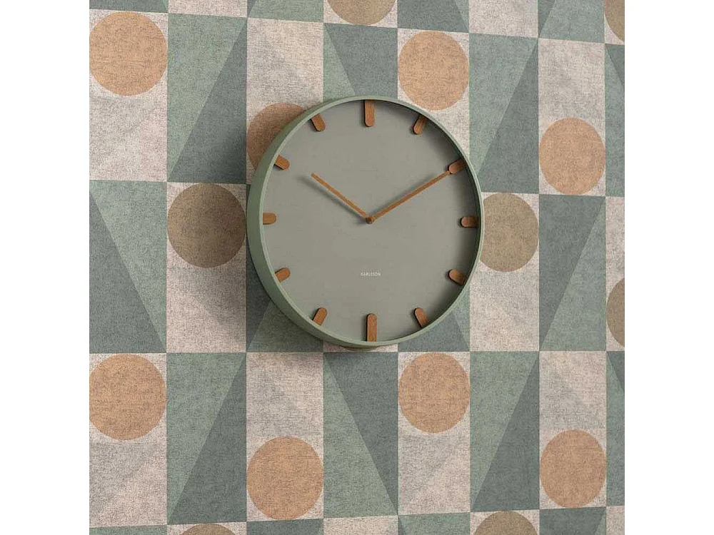 Wandklok Grace - Zwart- Ø40cm