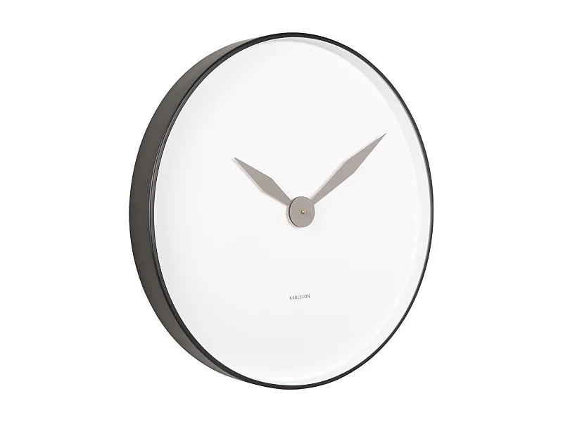 Wanduhr Albatross - Schwarz - Ø50cm