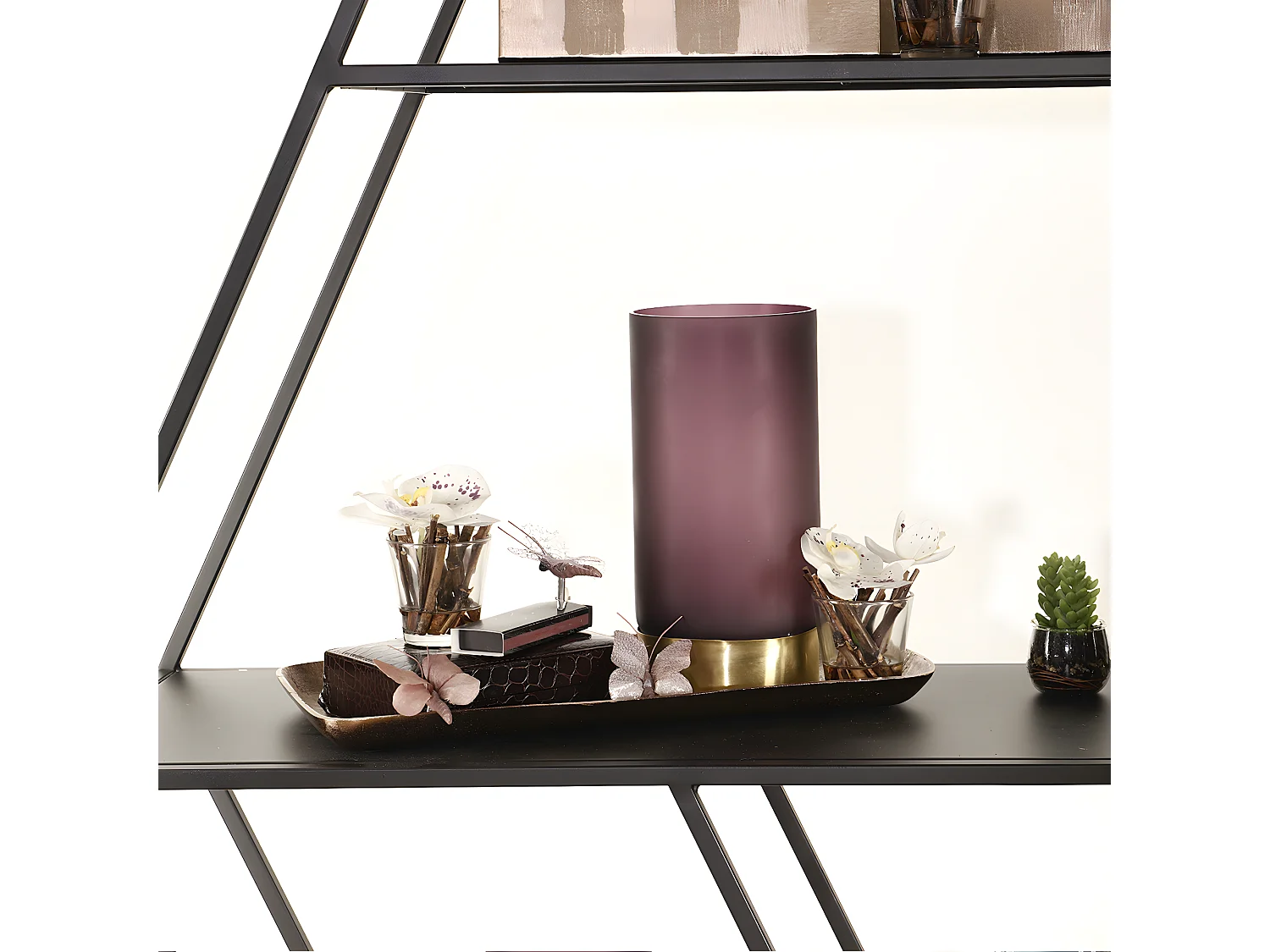 Vase Ring Petit Format - Violet / 21 cm