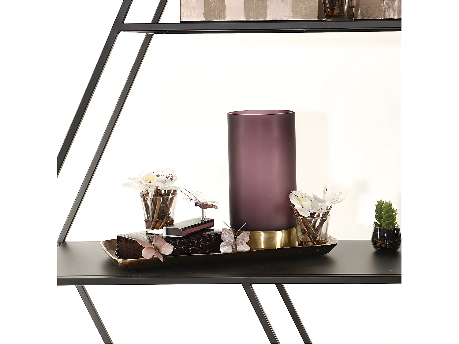 Vase Ring Petit Format - Violet / 21 cm