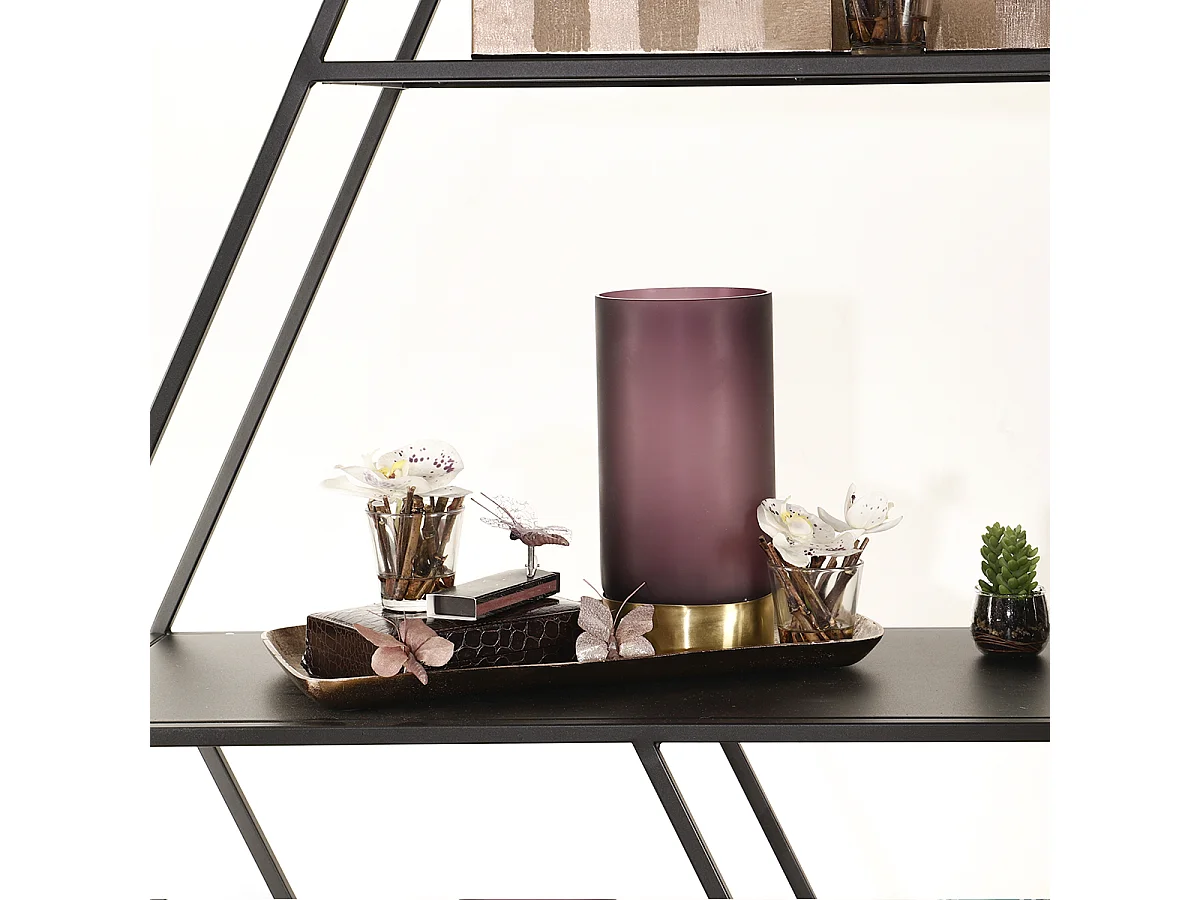 Vase Ring Petit Format - Violet / 21 cm