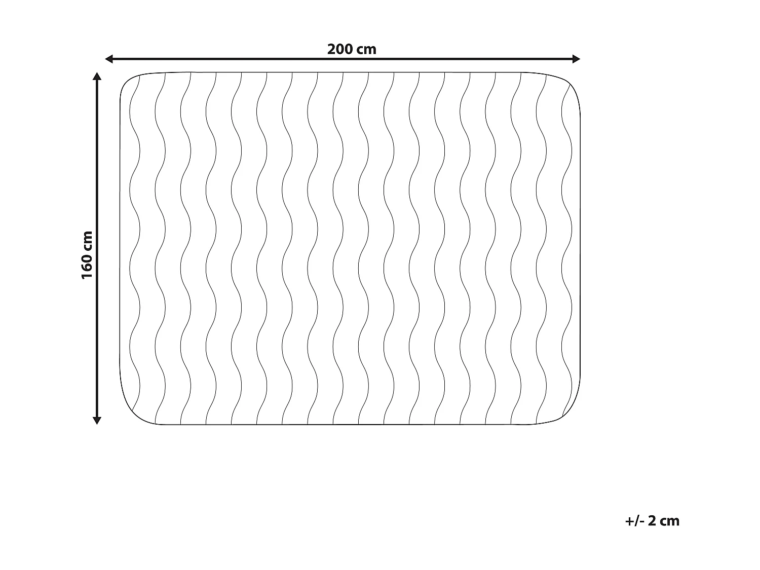 Matratzentopper mit Gummizug 160 x 200 cm Mikrofaser weiß wasserdicht Ruen