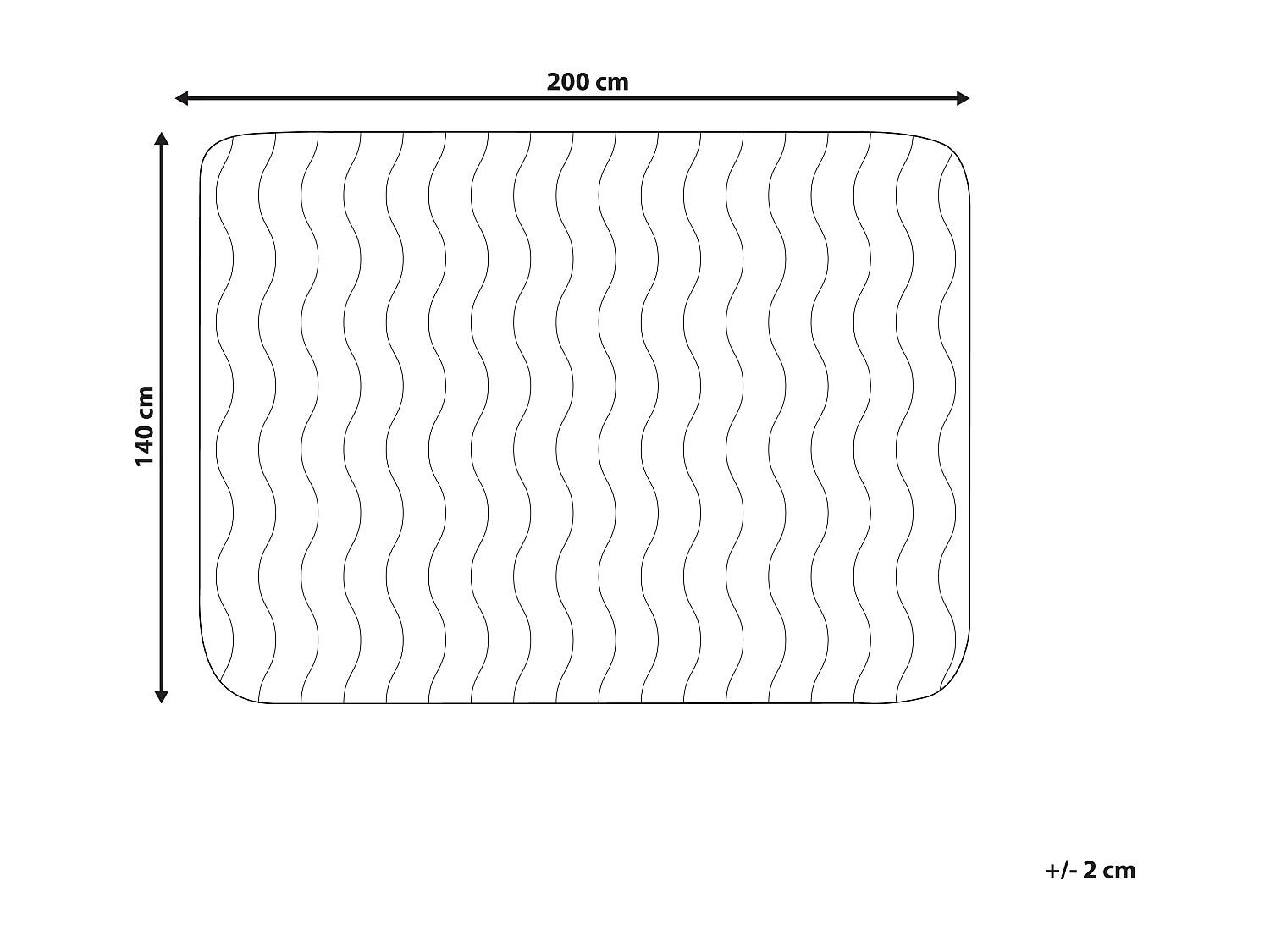 Protezioni per materassi RUEN 140 x 200 cm