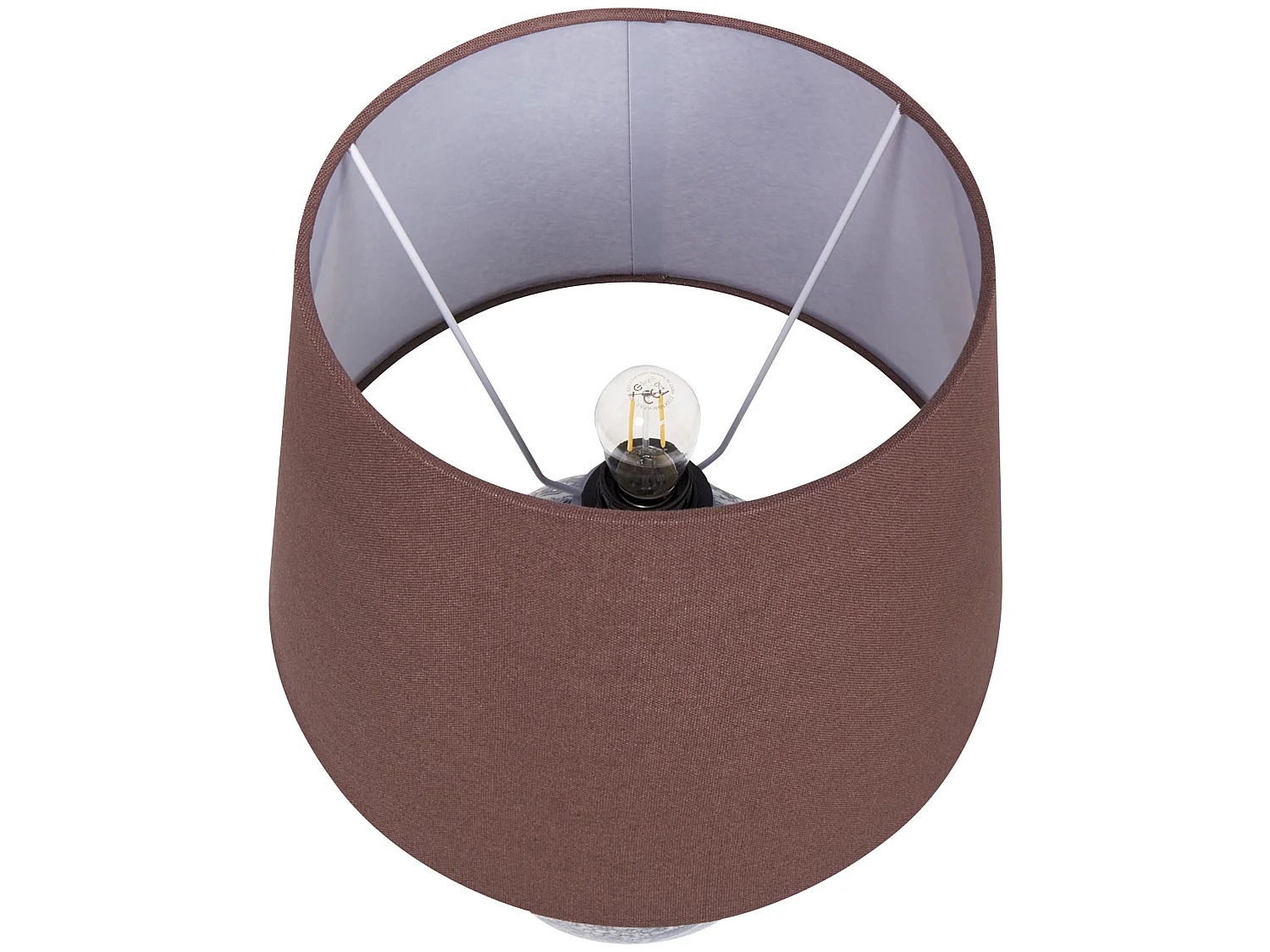 Lampe à poser NEIRA Porcelaine Marron