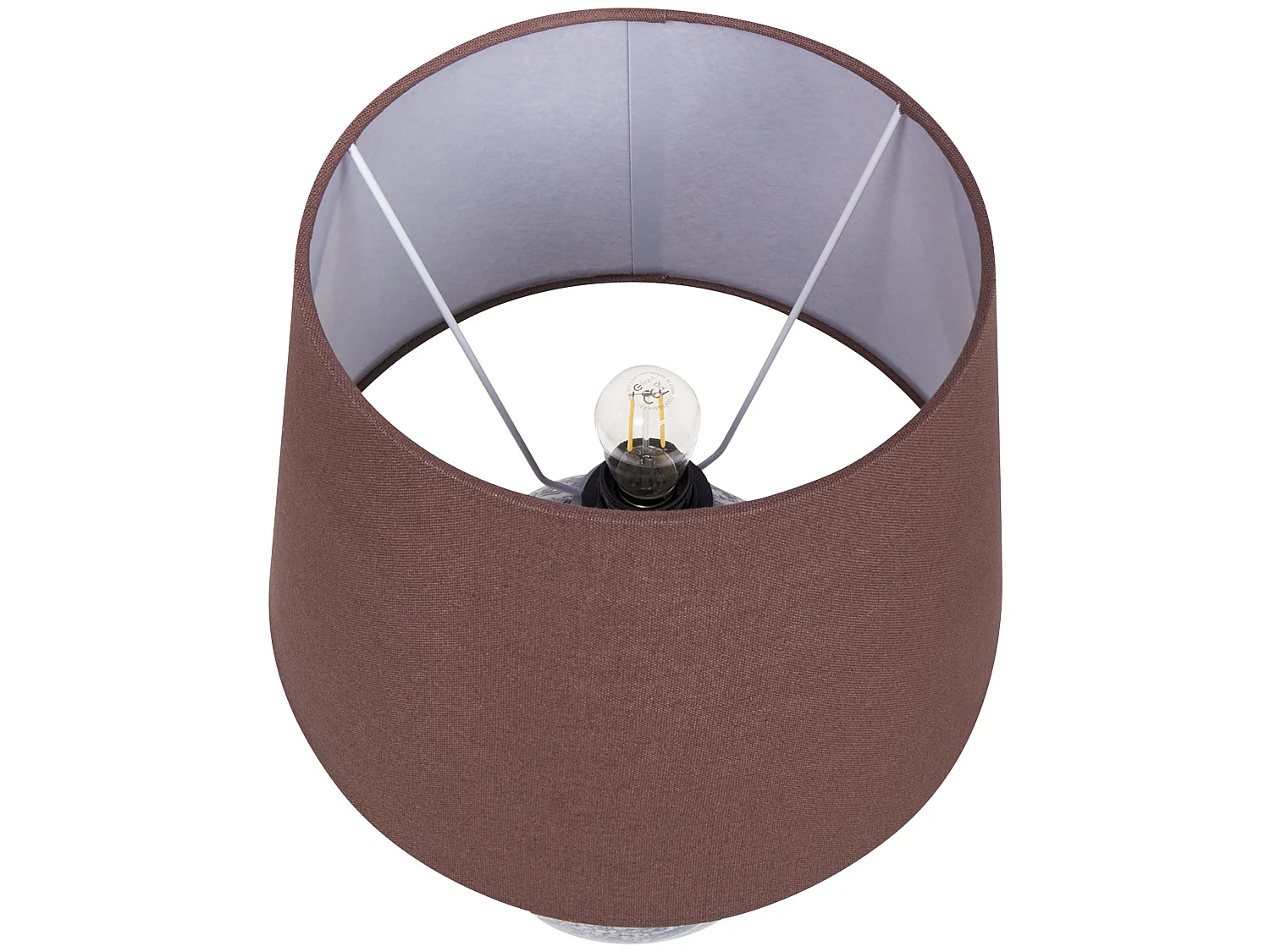 Lampada da tavolo NEIRA Porcellana Marrone