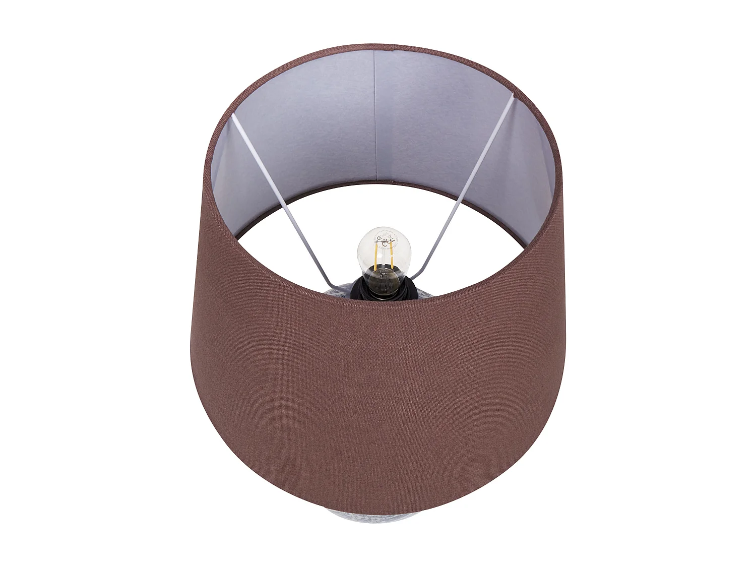 Lampe à poser NEIRA Porcelaine Marron