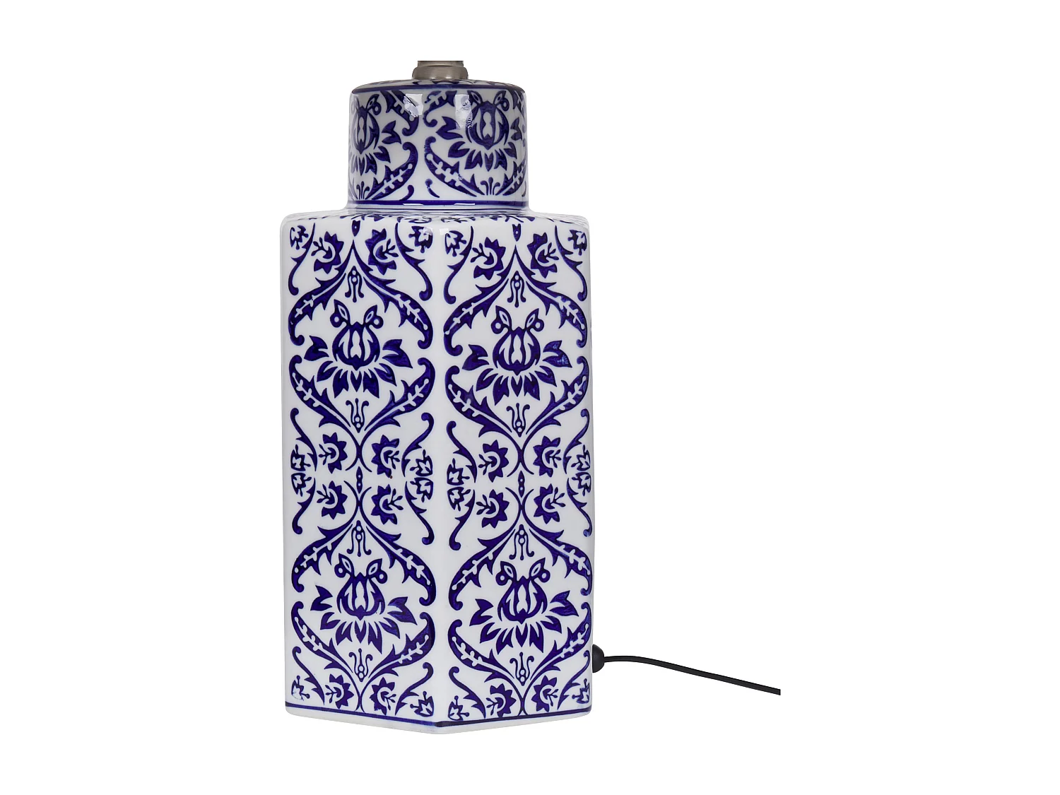 Lampada da tavolo MARCELIN Porcellana Bianco/ Blu