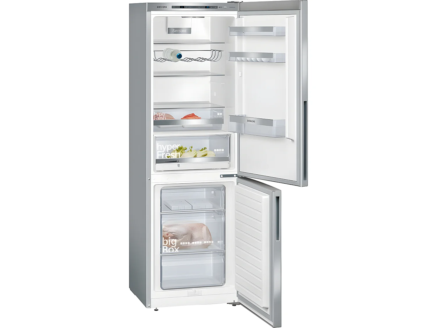 Réfrigérateurs combinés 302L Froid Brassé SIEMENS 60cm C, KG 36 EAI CA