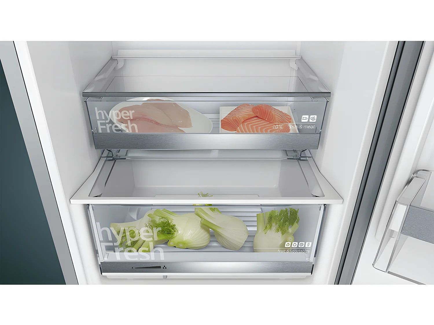 Réfrigérateurs combinés 302L Froid Brassé SIEMENS 60cm C, KG 36 EAI CA