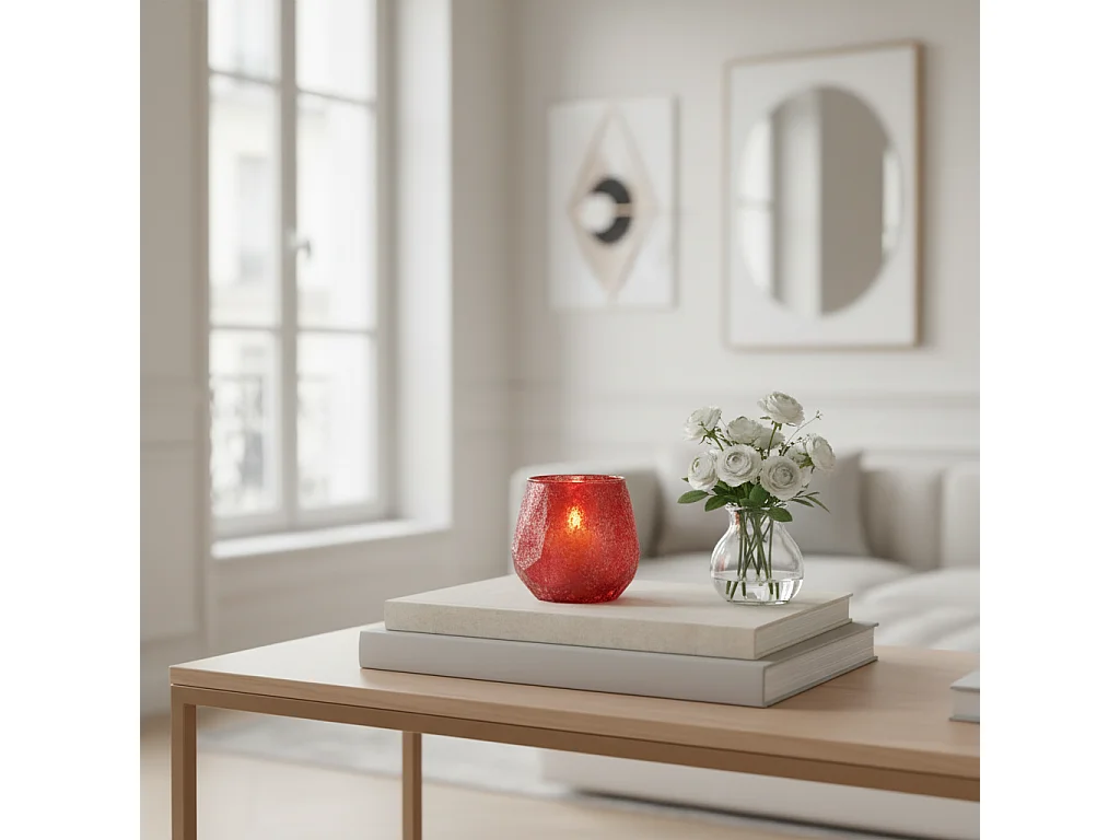 Photophore Snowy Petit Format - Blanc