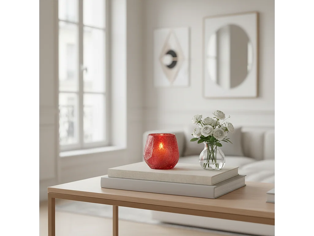 Photophore Snowy Petit Format - Blanc