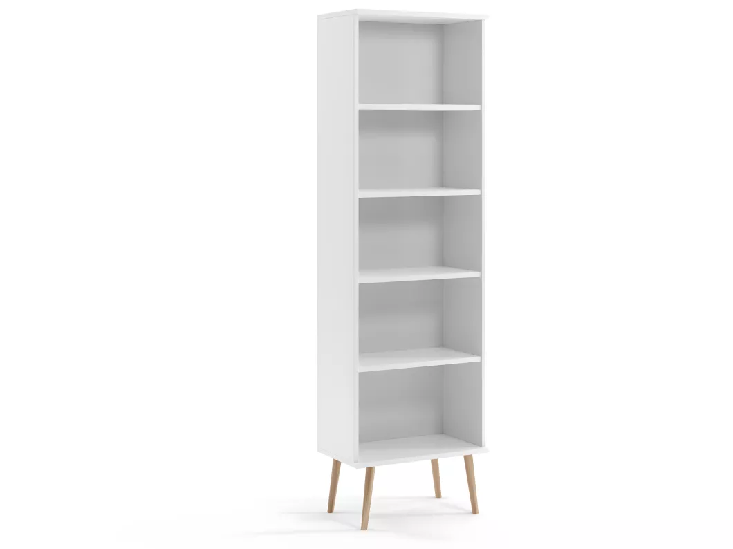 Kauf Unique Bücherregal MALIBO 180 cm 5 Regale Weiß Matt