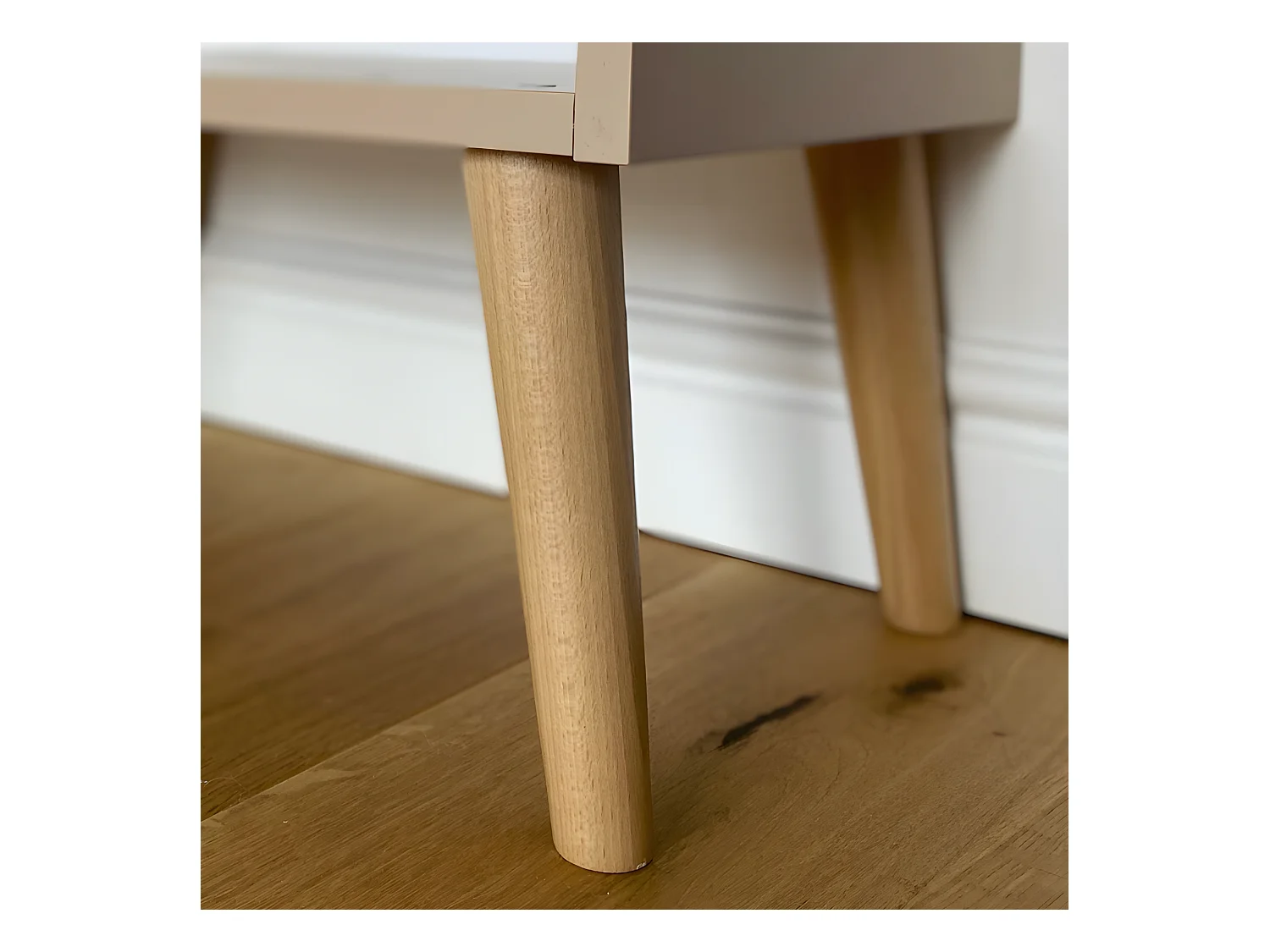 Armoire MALIBO 87 cm - 2 portes - 5 étagères - chêne craft doré