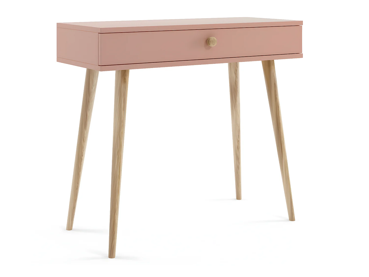 Kaptafel MALIBO 90 cm met lade roze