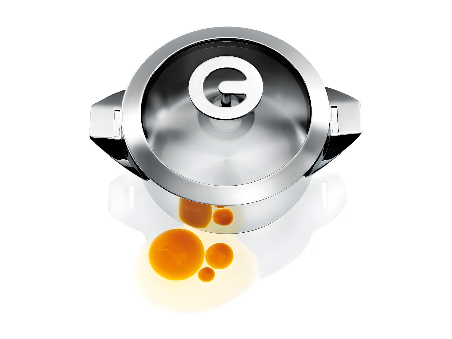 Eclipse - Série de 3 casseroles 16/18/20 cm inox avec poignée