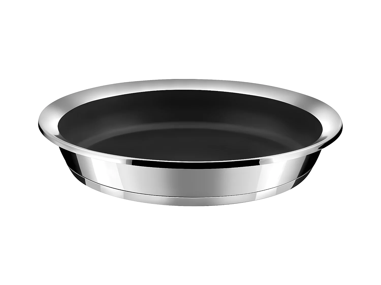 Ycône - Poêle 28cm inox revêtement Greblon C3