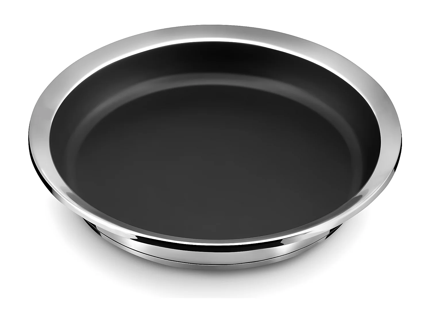 Ycône - Poêle 28cm inox revêtement Greblon C3