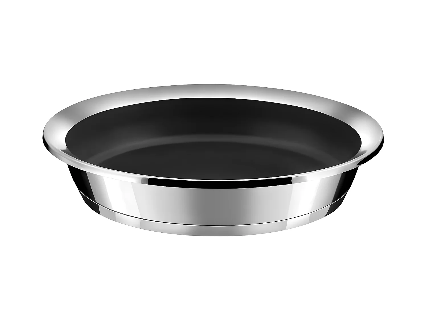 Ycône - Poêle 24cm inox revêtement Greblon C3