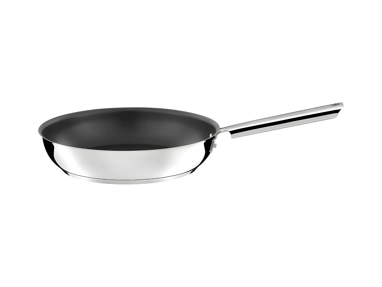 Elysée - Poêle 24cm inox revêtement anti-adhérent