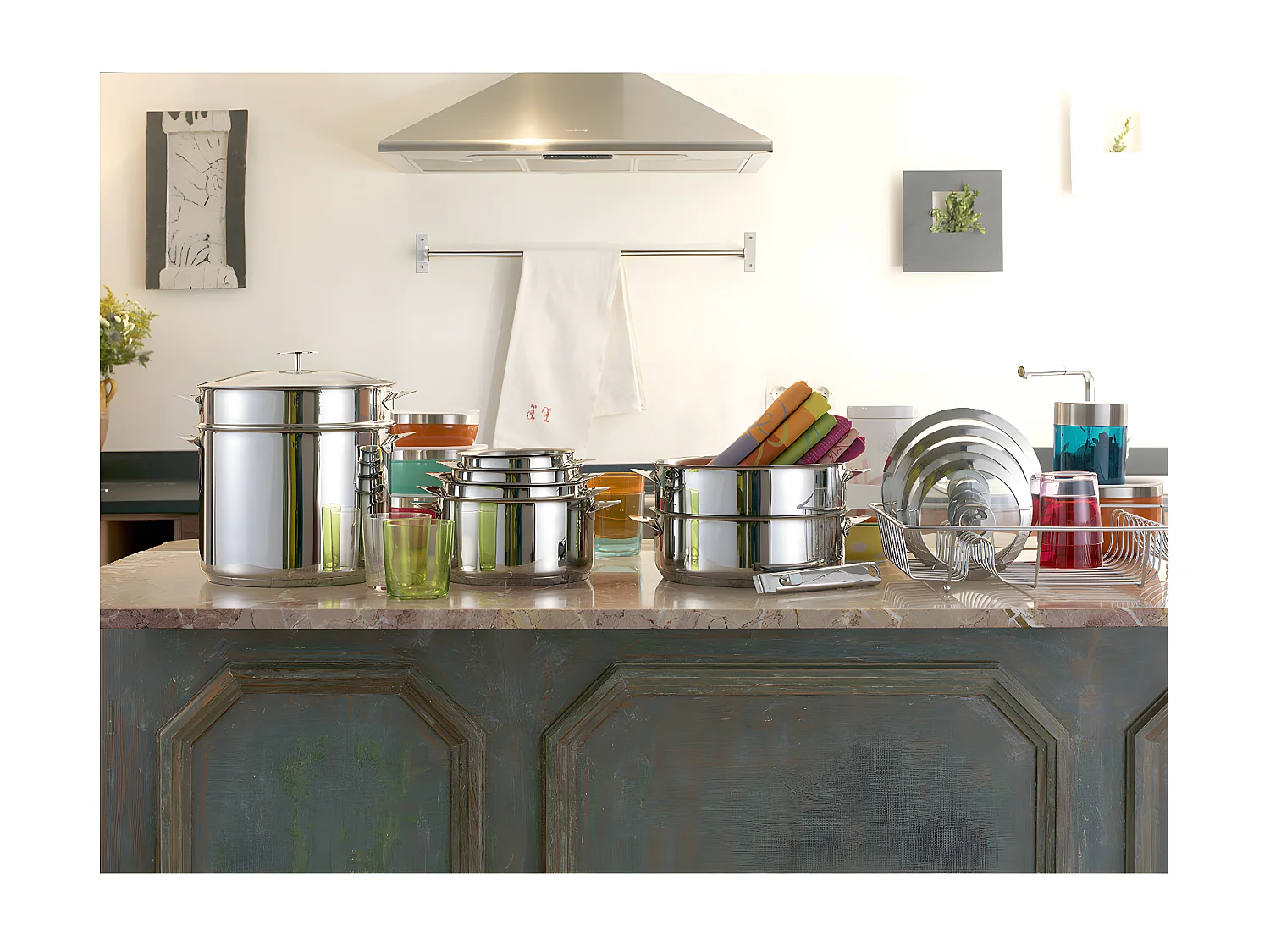 Eclipse - Poêle 28cm inox revêtement anti-adhérent