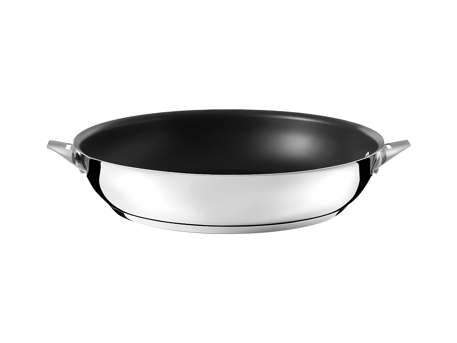 Eclipse - Poêle 28cm inox revêtement anti-adhérent