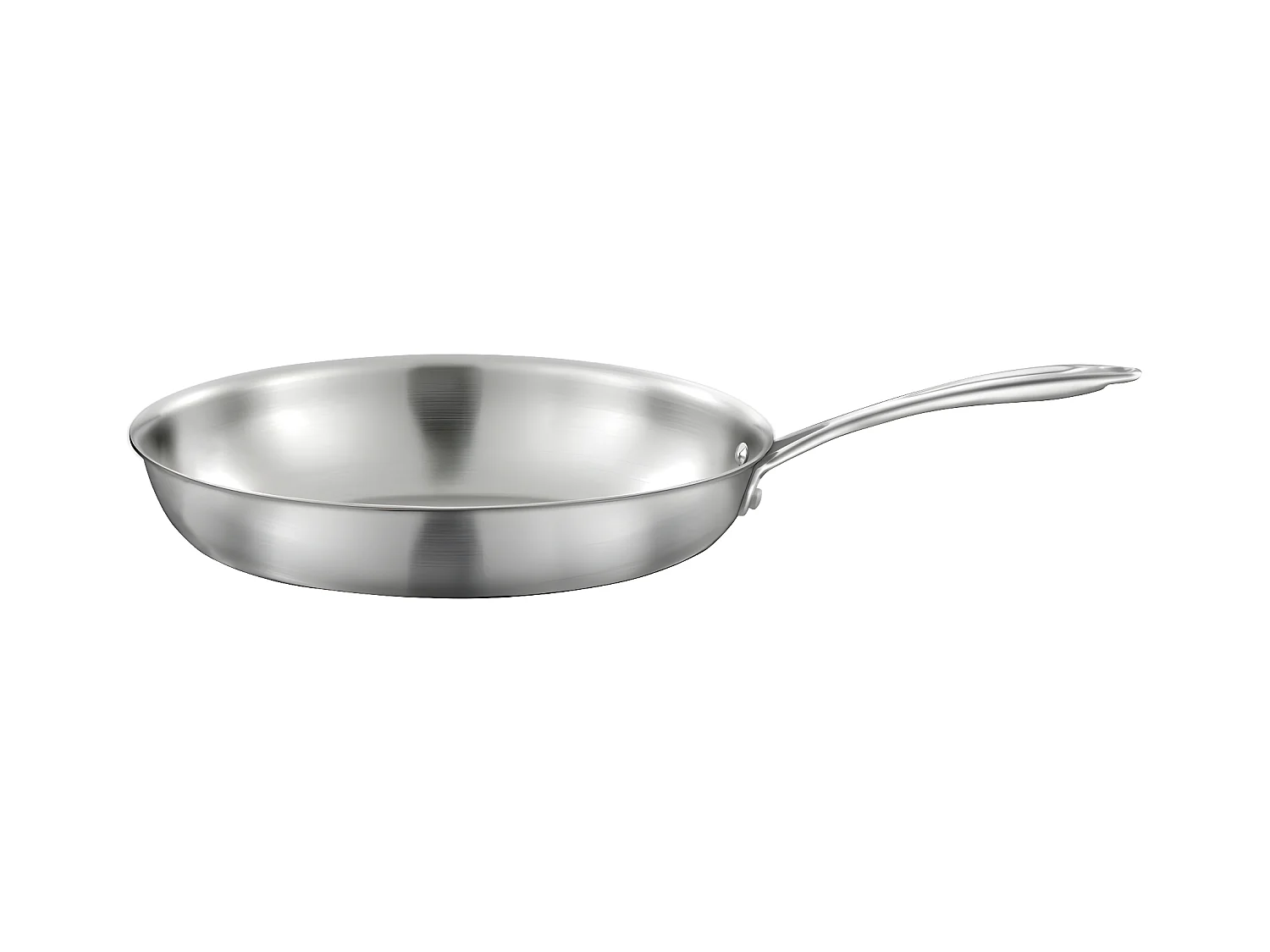 Gourmet - Poêle 32 cm inox triply