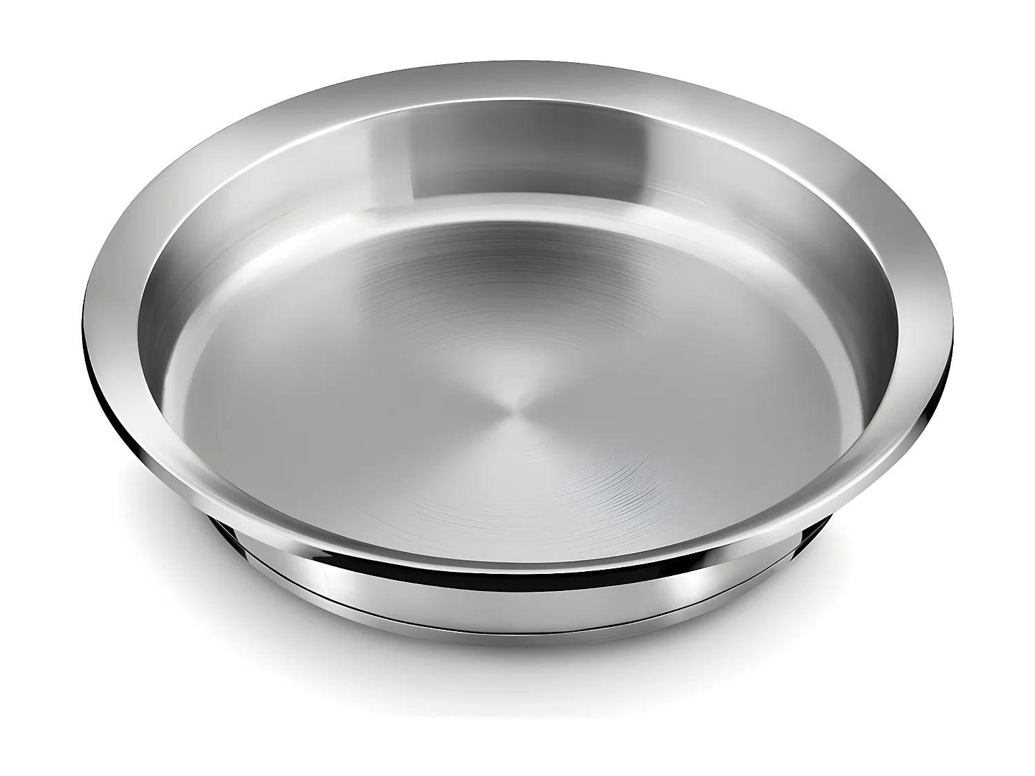 Ycône - Poêle 24cm inox finition miroir