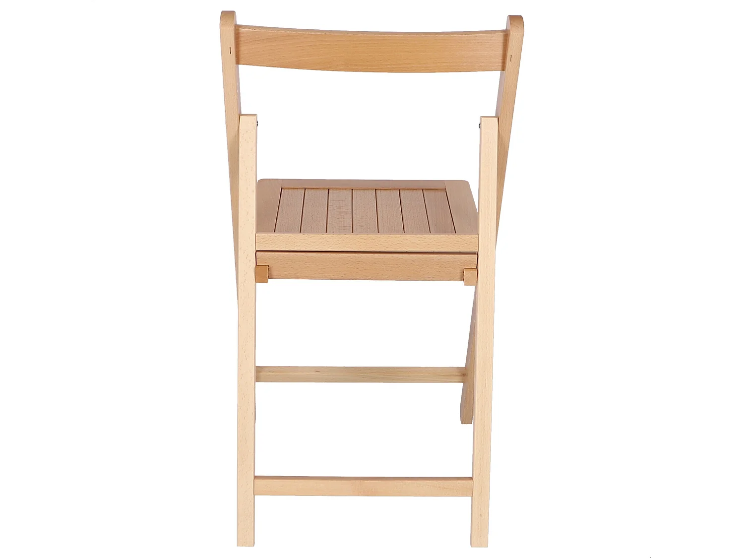 Chaise NORTE en bois de hêtre, finition vernis, 43x47x79 cm