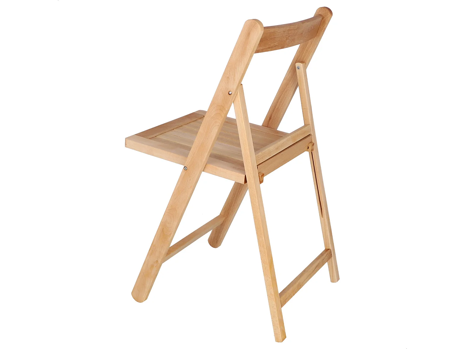 Chaise NORTE en bois de hêtre, finition huilée, 43x47x79 cm