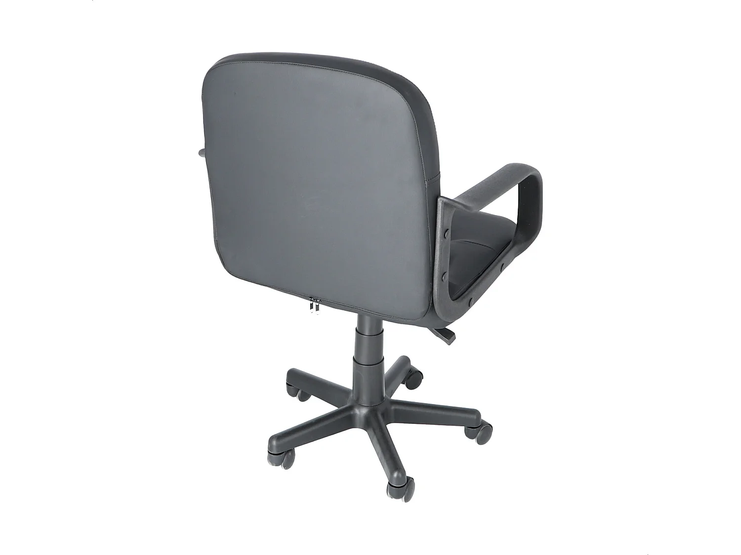 Fauteuil de bureau Mom en rembourrage noir, 58x58x80 cm