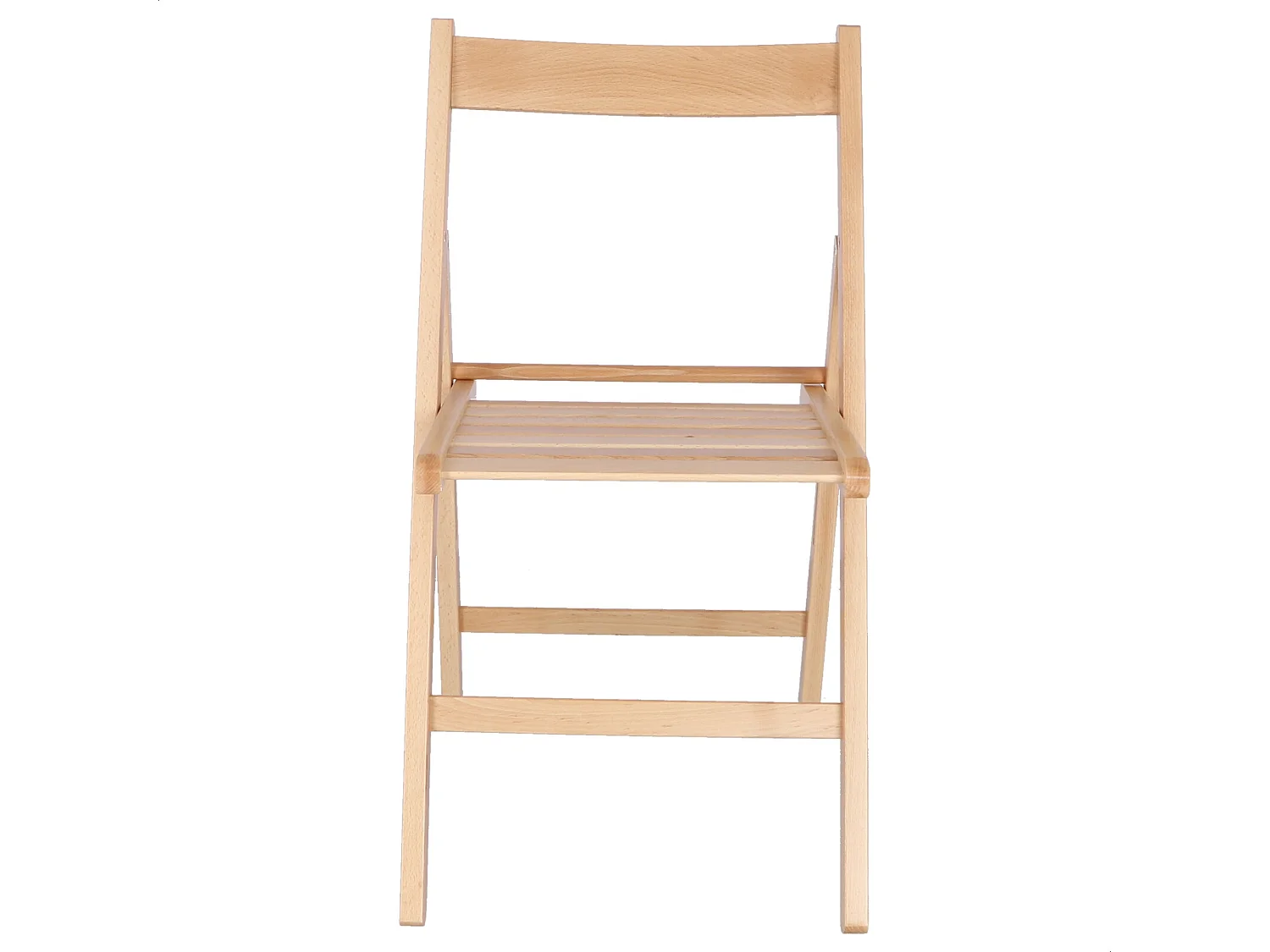 Chaise BAS en bois de hêtre, finition vernis, 43x47x79 cm