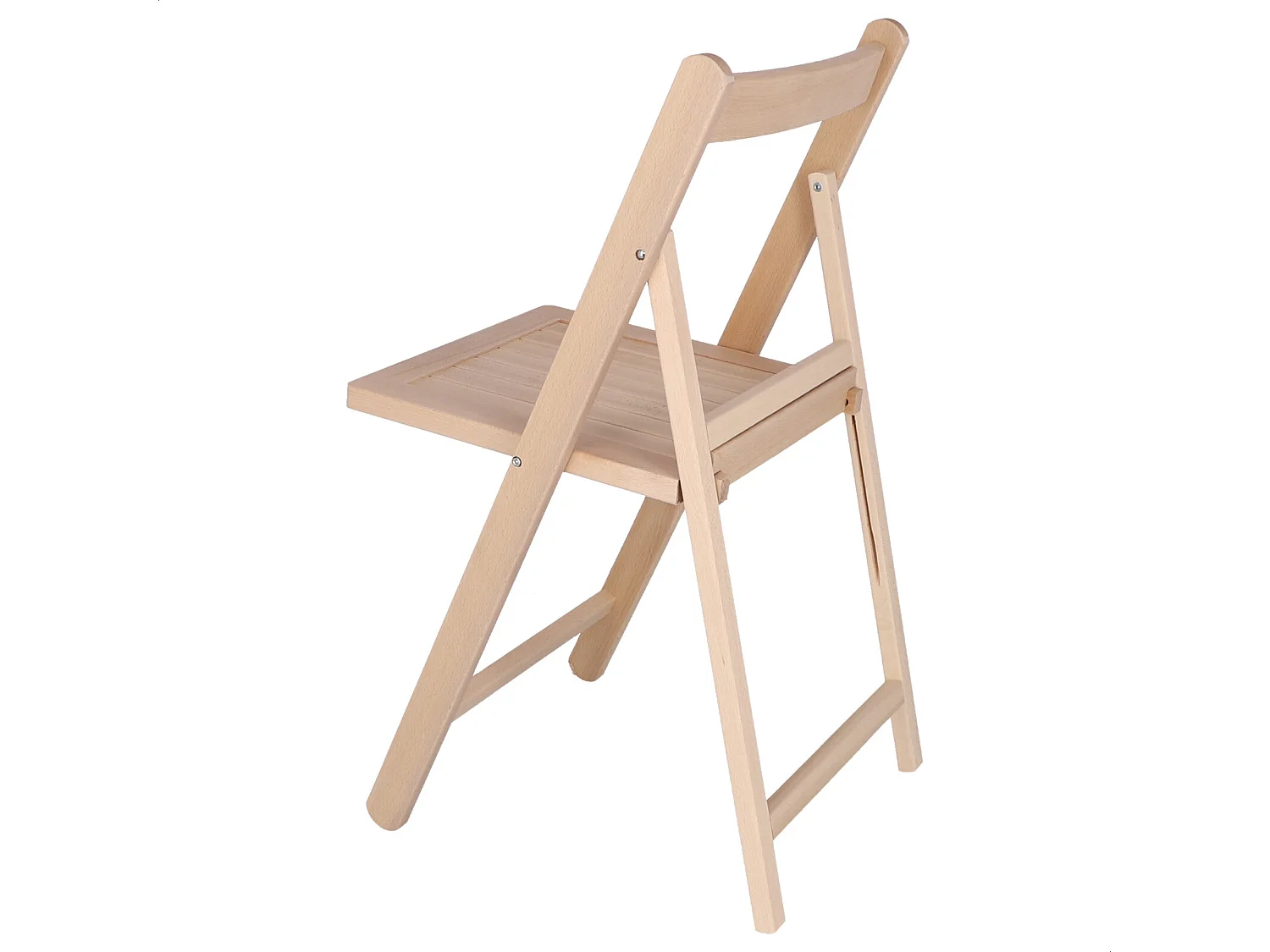 Chaise NORTE en bois de hêtre, finition SANS vernis, 43x47x79 cm