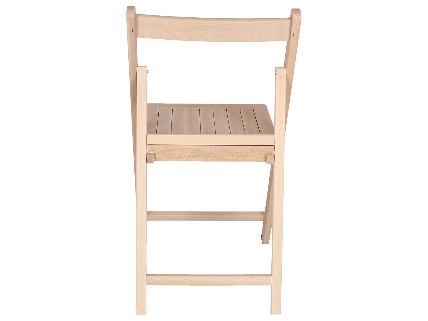 Chaise NORTE en bois de hêtre, finition SANS vernis, 43x47x79 cm