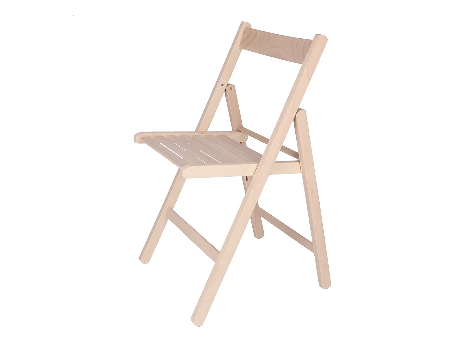 Chaise BAS en bois de hêtre, finition SANS vernis, 43x47x79 cm