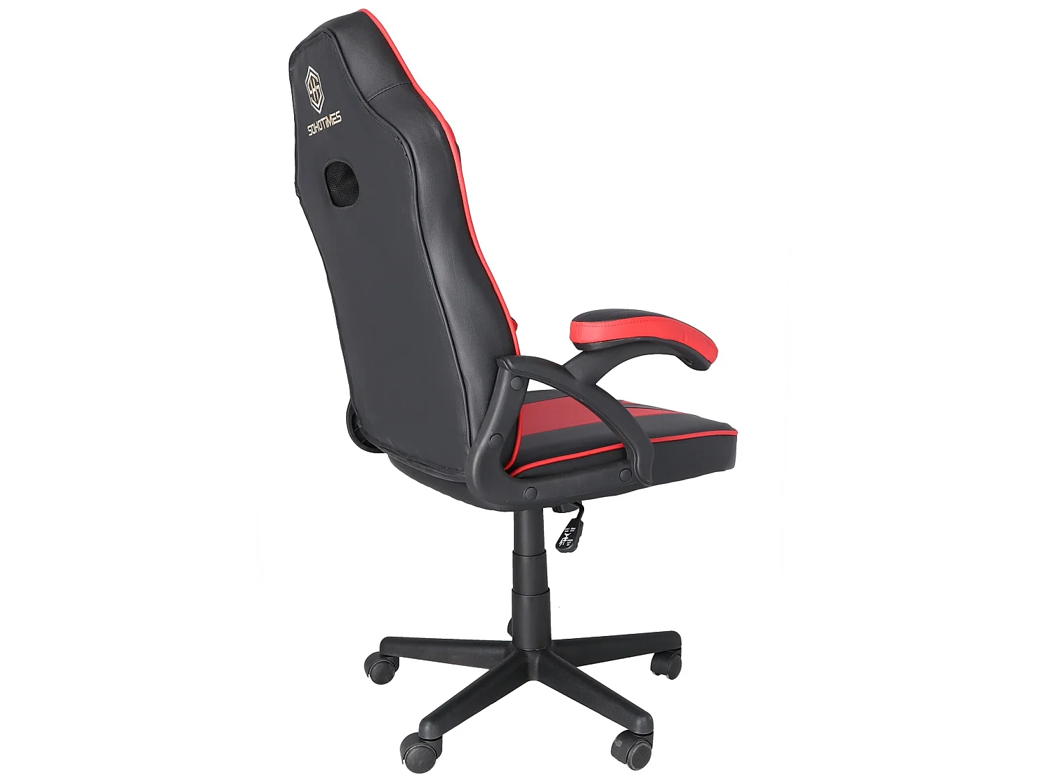 Chaise de bureau universelle gaming rouge avec accoudoirs