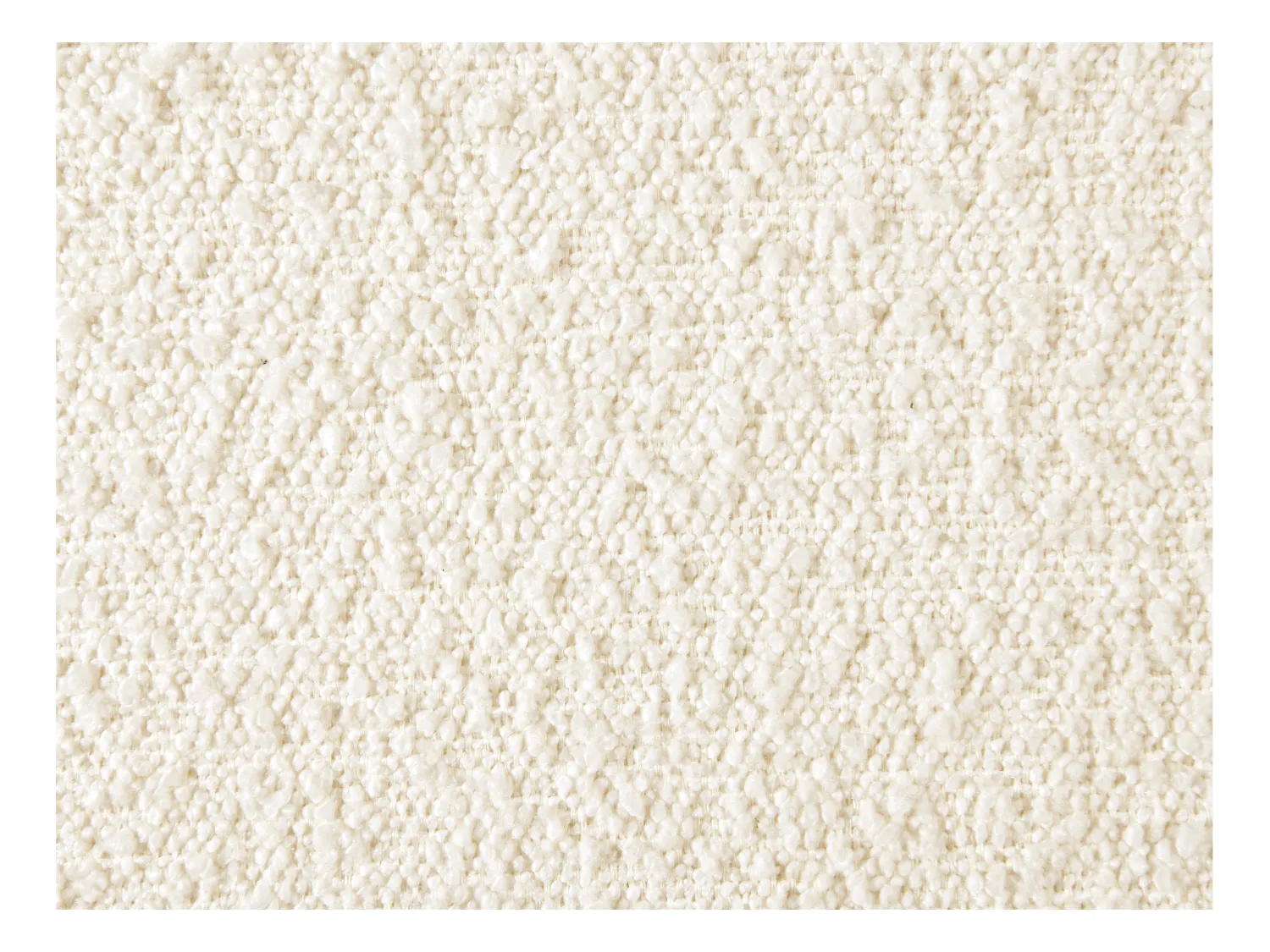 Letto con contenitore 160 x 200 cm con comodini Tessuto bouclette Bianco - ESTERIA della Maison Céphy
