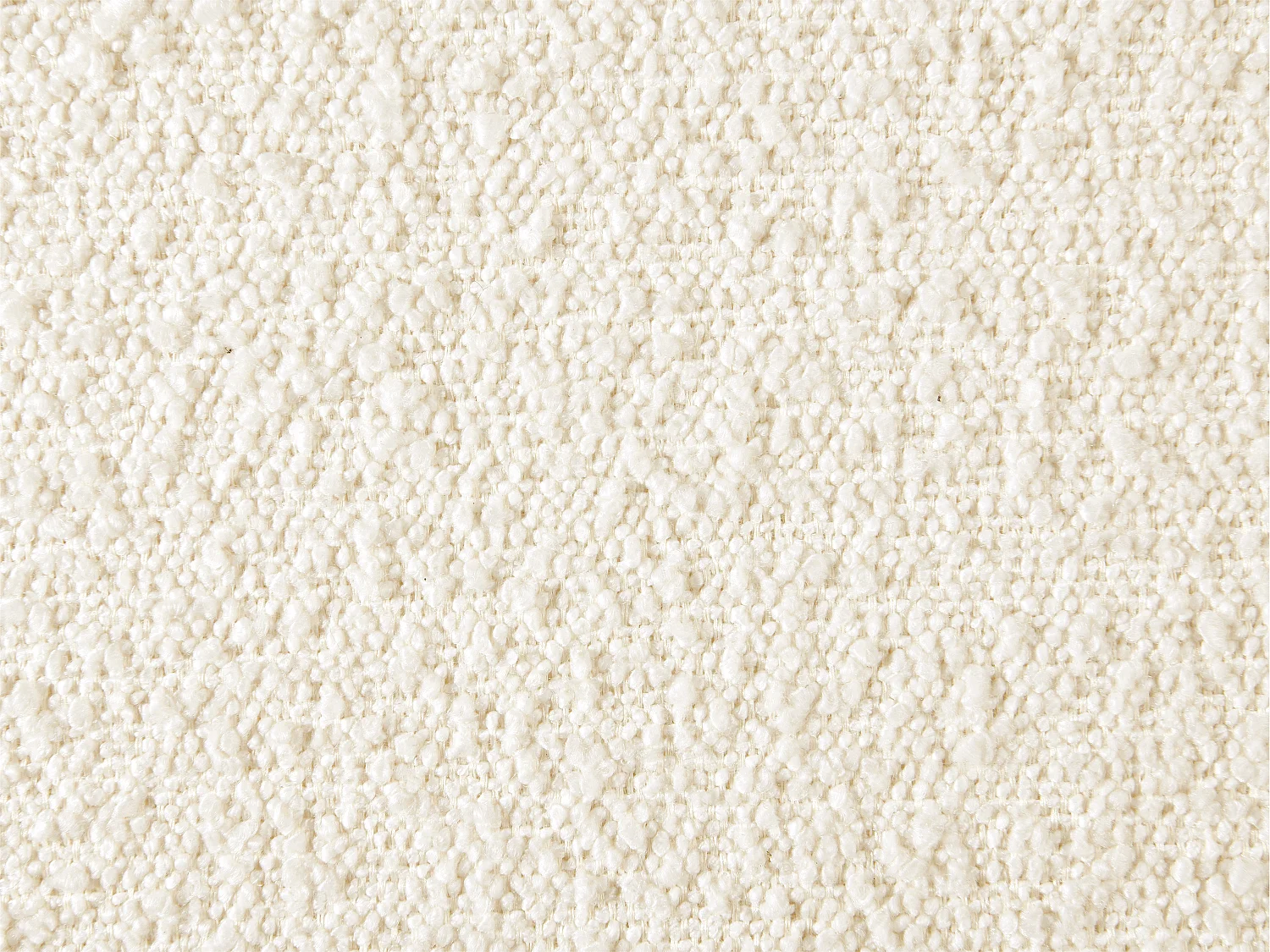 Lit coffre 180 x 200 cm avec chevets - Tissu bouclette - Blanc - ESTERIA de Maison Céphy