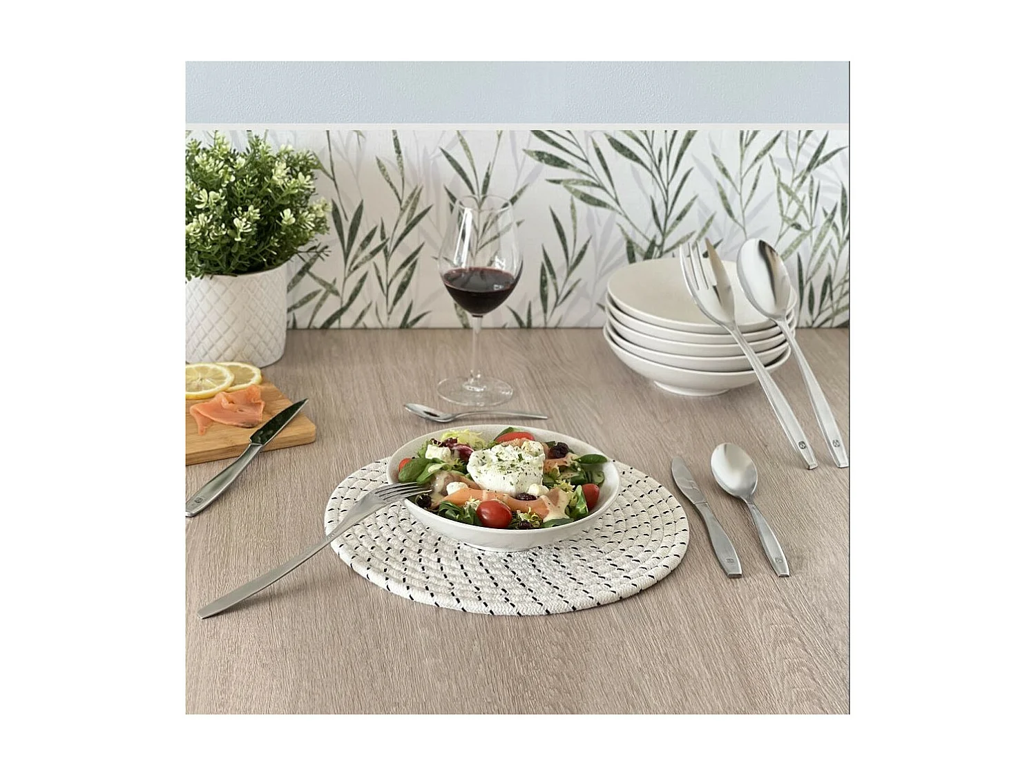 Figure Satiné - 2 couverts de service