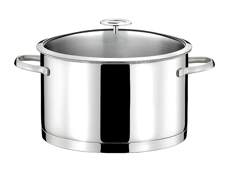 Elysée - Faitout 24cm inox avec couvercle universel