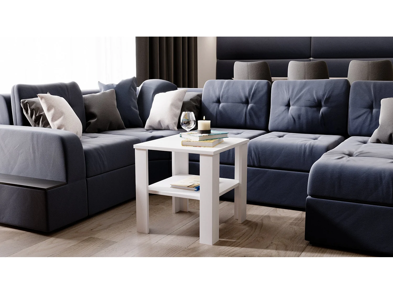 Table basse LARA 53 Blanc