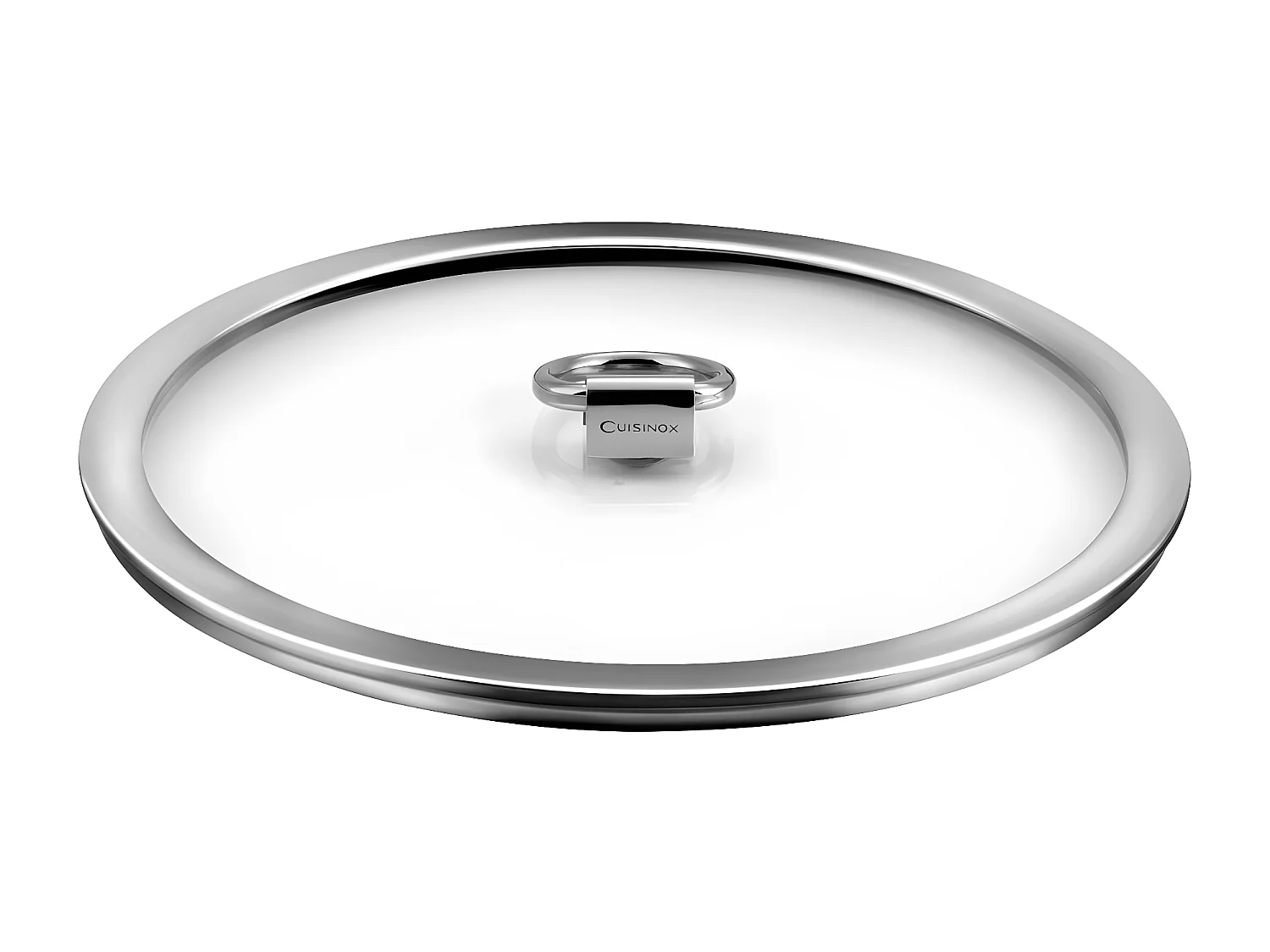 Ycône - Couvercle 24cm verre et poignée rabattable