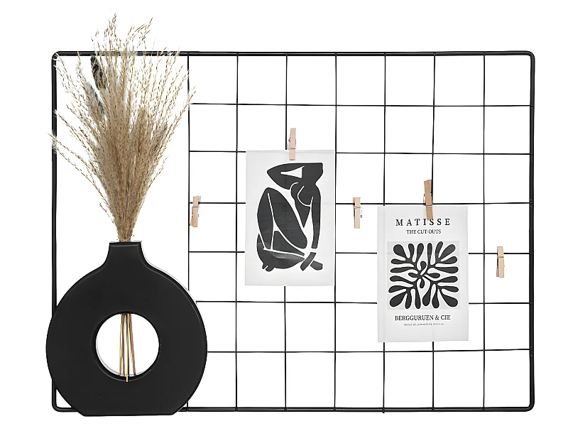 Pêle-mêle Multivues Porte Photos en Métal 54 x 40 cm