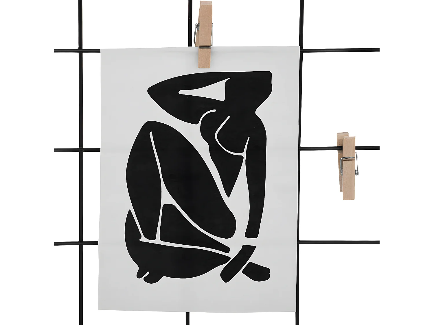 Pêle-mêle Multivues Porte Photos en Métal 54 x 40 cm