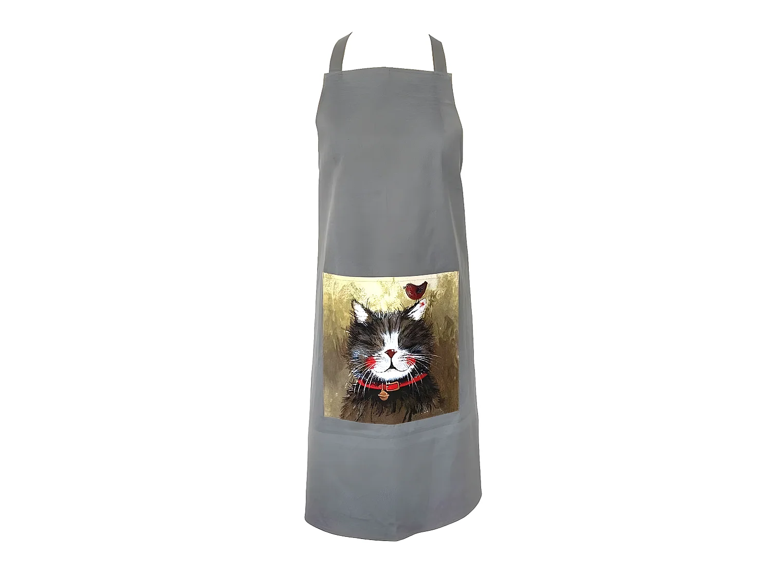Tablier en coton chat par Alex Clark