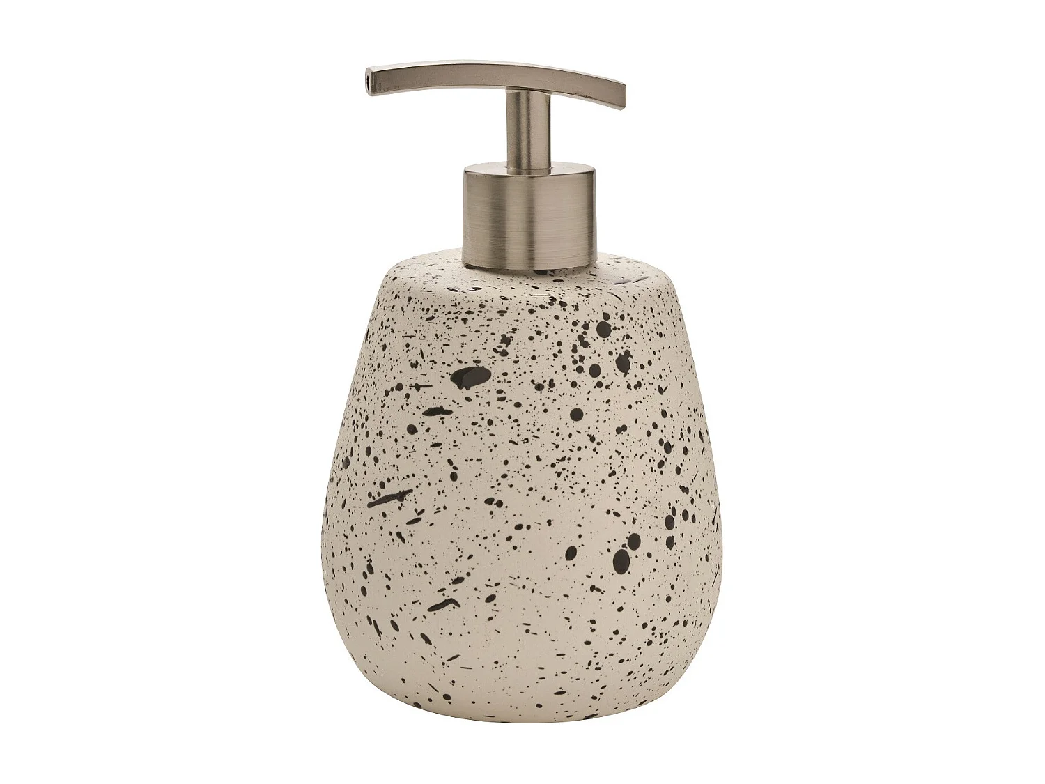 Set salle de bain moucheté 3 pièces céramique blanc