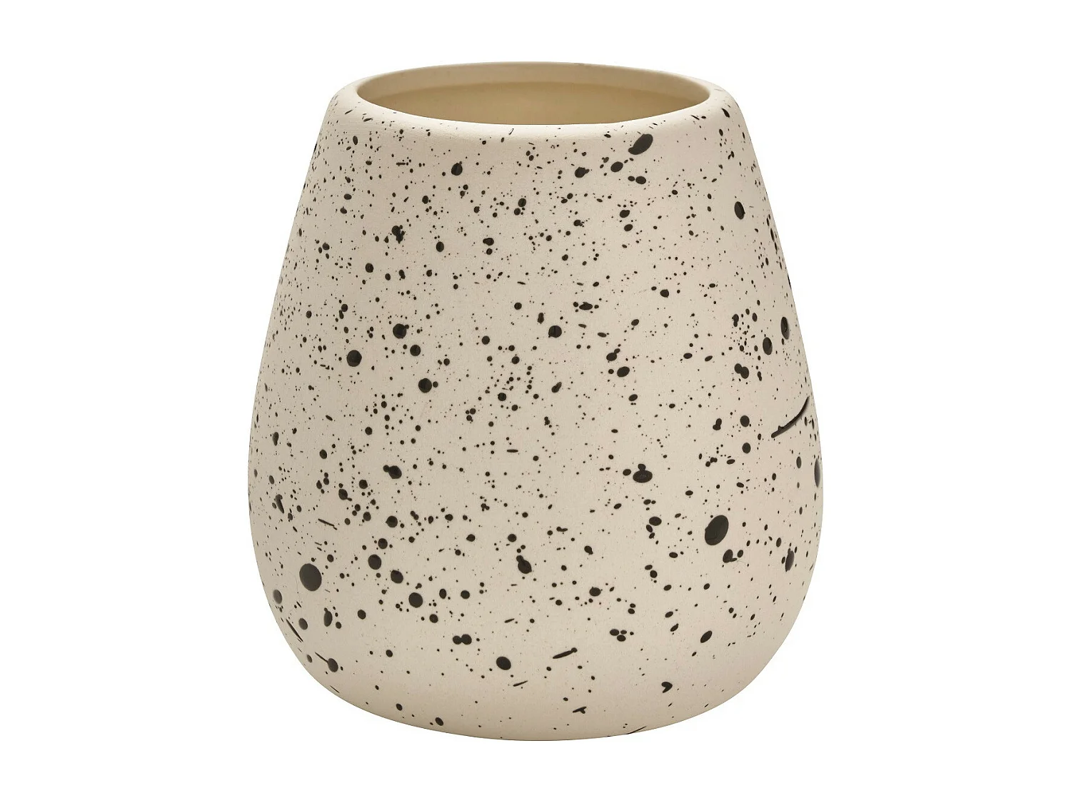 Set salle de bain moucheté 3 pièces céramique blanc